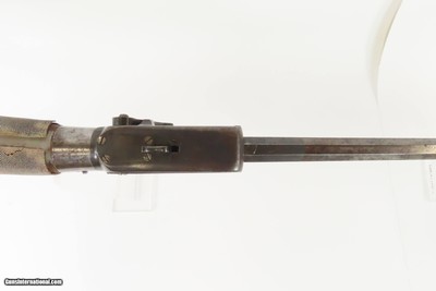 EUROPEAN Antique Stock Reservoir “WIND GUN” 19th Century SHAGREEN WRAPPED.40 Caliber Smoothbore 1800s Air Rifle! - Image 5 of 25
