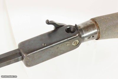 EUROPEAN Antique Stock Reservoir “WIND GUN” 19th Century SHAGREEN WRAPPED.40 Caliber Smoothbore 1800s Air Rifle! - Image 21 of 25