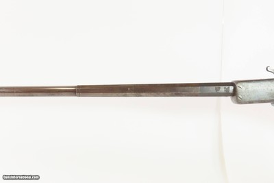 EUROPEAN Antique Stock Reservoir “WIND GUN” 19th Century SHAGREEN WRAPPED.40 Caliber Smoothbore 1800s Air Rifle! - Image 24 of 25
