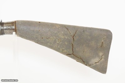 EUROPEAN Antique Stock Reservoir “WIND GUN” 19th Century SHAGREEN WRAPPED.40 Caliber Smoothbore 1800s Air Rifle! - Image 8 of 25