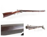 NEW HAMPSHIRE Made JOHN BROWN .31 Underhammer Percussion Rifle FALSE MUZZLE SHORT BARRELED New England FREMONT Rifle - 1 of 22
