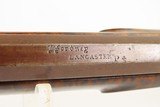 Antique J. FORDNEY American Half-Stock .31 Percussion LANCASTER Long Rifle
Pennsylvania Style HUNTING/HOMESTEAD Long Rifle - 21 of 25