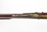 Mid-1800s Antique WM. JOHNSON Half Stock Percussion HOMESTEAD/HUNTING Rifle Back Action GAME GETTING Rifle DOUBLE SET TRIGGER - 11 of 25