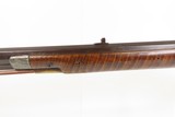 Mid-1800s Antique WM. JOHNSON Half Stock Percussion HOMESTEAD/HUNTING Rifle Back Action GAME GETTING Rifle DOUBLE SET TRIGGER - 22 of 25