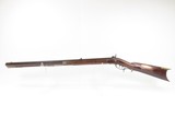 Mid-1800s Antique WM. JOHNSON Half Stock Percussion HOMESTEAD/HUNTING Rifle Back Action GAME GETTING Rifle DOUBLE SET TRIGGER - 19 of 25