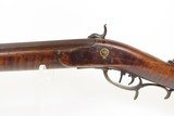 Mid-1800s Antique WM. JOHNSON Half Stock Percussion HOMESTEAD/HUNTING Rifle Back Action GAME GETTING Rifle DOUBLE SET TRIGGER - 23 of 25