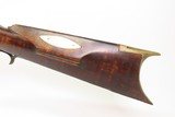 Mid-1800s Antique WM. JOHNSON Half Stock Percussion HOMESTEAD/HUNTING Rifle Back Action GAME GETTING Rifle DOUBLE SET TRIGGER - 24 of 25