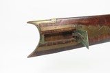 Mid-1800s Antique WM. JOHNSON Half Stock Percussion HOMESTEAD/HUNTING Rifle Back Action GAME GETTING Rifle DOUBLE SET TRIGGER - 7 of 25
