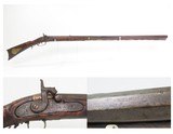 ENGRAVED Antique HENRY E. LEMAN Half Stock Percussion PENNSYLVANIA Rifle
Rifle made in LANCASTER, PA with BRASS FURNITURE - 1 of 25