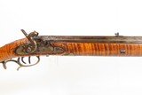 Mid-1800s Antique T BIGGS Half Stock Percussion HOMESTEAD/HUNTING Rifle .56 - 5 of 23