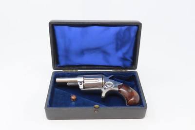 CASED London England Proofed Antique COLT NEW LINE .38 Centerfire RevolverConceal & Carry SELF DEFENSE SA Revolver - Image 3 of 21
