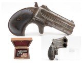 REMINGTON Model 95 Double Derringer .41 RF Over/Under C&R PISTOL
HIDEOUT/SELF DEFENSE Pistol with ACCESSORIES
