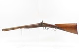 Antique COACH STYLE 12 Gauge Double Barrel Percussion SHOTGUN CASED & ENGRAVED SxS Made in 19th Century in Belgium - 14 of 21