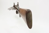 Antique COACH STYLE 12 Gauge Double Barrel Percussion SHOTGUN CASED & ENGRAVED SxS Made in 19th Century in Belgium - 21 of 21