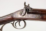 Antique COACH STYLE 12 Gauge Double Barrel Percussion SHOTGUN CASED & ENGRAVED SxS Made in 19th Century in Belgium - 7 of 21