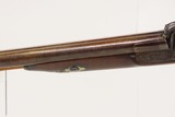 Antique COACH STYLE 12 Gauge Double Barrel Percussion SHOTGUN CASED & ENGRAVED SxS Made in 19th Century in Belgium - 16 of 21