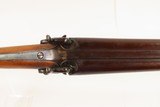 1850s Antique BELGIAN 12 Gauge Double Barrel SIDE x SIDE Percussion SHOTGUN Belgian HOMESTEAD Hunting/Fowling Piece - 14 of 23