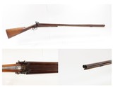 1850s Antique BELGIAN 12 Gauge Double Barrel SIDE x SIDE Percussion SHOTGUN Belgian HOMESTEAD Hunting/Fowling Piece - 1 of 23
