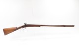 1850s Antique BELGIAN 12 Gauge Double Barrel SIDE x SIDE Percussion SHOTGUN Belgian HOMESTEAD Hunting/Fowling Piece - 2 of 23
