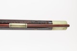 Antique E.L. PANCOST .42 Percussion LONG RIFLE Double SET TRIGGERS ENGRAVED ALLEGHENY COUNTY, PENNSYLVANIA - 9 of 25
