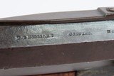 CORNISH NEW HAMPSHIRE D.H. HILLIARD .36 Underhammer Percussion TARGET Rifle Mid-1800s New England Short Rifle - 20 of 24