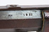 CORNISH NEW HAMPSHIRE D.H. HILLIARD .36 Underhammer Percussion TARGET Rifle Mid-1800s New England Short Rifle - 21 of 24