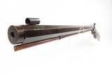 CORNISH NEW HAMPSHIRE D.H. HILLIARD .36 Underhammer Percussion TARGET Rifle Mid-1800s New England Short Rifle - 23 of 24