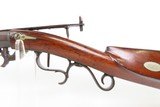 CORNISH NEW HAMPSHIRE D.H. HILLIARD .36 Underhammer Percussion TARGET Rifle Mid-1800s New England Short Rifle - 18 of 24