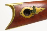ANTEBELLUM Antique M.S. SANDERSON .36 Underhammer Percussion TARGET Rifle
Pre-CIVIL WAR Era New England Rifle BRASS FURNITURE - 7 of 23