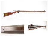 ANTEBELLUM Antique M.S. SANDERSON .36 Underhammer Percussion TARGET Rifle
Pre-CIVIL WAR Era New England Rifle BRASS FURNITURE - 1 of 23