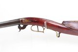 NEW HAMPSHIRE Made D.H. HILLIARD .31 Underhammer Percussion TARGET Rifle
New England GERMAN SILVER INLAID Rifle - 14 of 17