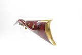 NEW HAMPSHIRE Made D.H. HILLIARD .31 Underhammer Percussion TARGET Rifle
New England GERMAN SILVER INLAID Rifle - 17 of 17