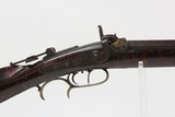 Antique E.L. PANCOST .42 Percussion LONG RIFLE Double SET TRIGGERS ENGRAVED ALLEGHENY COUNTY, PENNSYLVANIA - 6 of 25