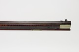 Antique E.L. PANCOST .42 Percussion LONG RIFLE Double SET TRIGGERS ENGRAVED ALLEGHENY COUNTY, PENNSYLVANIA - 3 of 25