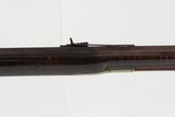 Antique E.L. PANCOST .42 Percussion LONG RIFLE Double SET TRIGGERS ENGRAVED ALLEGHENY COUNTY, PENNSYLVANIA - 5 of 25