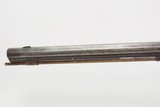 Mid-1800s Antique AMERICAN Half Stock Percussion HOMESTEAD/HUNTING Rifle
GAME GETTING Rifle w/DOUBLE SET TRIGGERS - 20 of 25