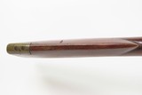 Mid-1800s Antique AMERICAN Half Stock Percussion HOMESTEAD/HUNTING Rifle
GAME GETTING Rifle w/DOUBLE SET TRIGGERS - 18 of 25