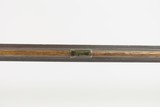 Mid-1800s Antique AMERICAN Half Stock Percussion HOMESTEAD/HUNTING Rifle
GAME GETTING Rifle w/DOUBLE SET TRIGGERS - 8 of 25