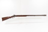 Mid-1800s Antique AMERICAN Half Stock Percussion HOMESTEAD/HUNTING Rifle
GAME GETTING Rifle w/DOUBLE SET TRIGGERS - 2 of 25