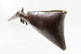Mid-1800s Antique AMERICAN Half Stock Percussion HOMESTEAD/HUNTING Rifle
GAME GETTING Rifle w/DOUBLE SET TRIGGERS - 25 of 25