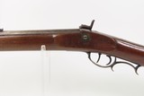 Mid-1800s Antique AMERICAN Half Stock Percussion HOMESTEAD/HUNTING Rifle
GAME GETTING Rifle w/DOUBLE SET TRIGGERS - 22 of 25