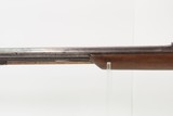Mid-1800s Antique AMERICAN Half Stock Percussion HOMESTEAD/HUNTING Rifle
GAME GETTING Rifle w/DOUBLE SET TRIGGERS - 21 of 25