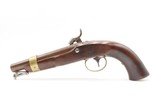 “U.S.N.” RARE Antique N.P. AMES U.S. NAVY M1842 Percussion Pistol CARTOUCHE 1 of only 2,000; 1844 Dated MEXICAN-AMERICAN WAR - 10 of 15