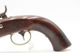 “U.S.N.” RARE Antique N.P. AMES U.S. NAVY M1842 Percussion Pistol CARTOUCHE 1 of only 2,000; 1844 Dated MEXICAN-AMERICAN WAR - 12 of 15