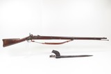 CIVIL WAR Antique UNION Military U.S. M1861 .58 “EVERYMAN’S” Rifle-Musket
With SLING, BAYONET, SCABBARD, and LEATHER FROG - 18 of 25
