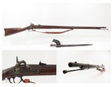 CIVIL WAR Antique UNION Military U.S. M1861 .58 “EVERYMAN’S” Rifle-Musket
With SLING, BAYONET, SCABBARD, and LEATHER FROG - 17 of 25