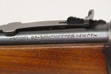c1918 WINCHESTER Model 1892 Lever Action .44-40 WCF C&R SADDLE RING CARBINE WORLD WAR I Era Iconic Repeating Rifle - 21 of 23