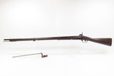 Antique U.S. SPRINGFIELD ARMORY M1816 Percussion Conversion Musket BAYONET Flintlock to Percussion U.S. Military LONGARM w/ Bayonet - 14 of 25