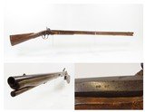 Antique NATIVE AMERICAN Tack Decorated NORTHWEST TRADE Musket w/SITTING FOX BRITISH PROOFED Smoothbore 24 Bore Shotgun