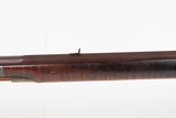 1850s STARK COUNTY, OHIO Antique P.H. SCHANTZ LONG RIFLE .46 caliber OHIO MADE American Pioneer Rifle - 23 of 25